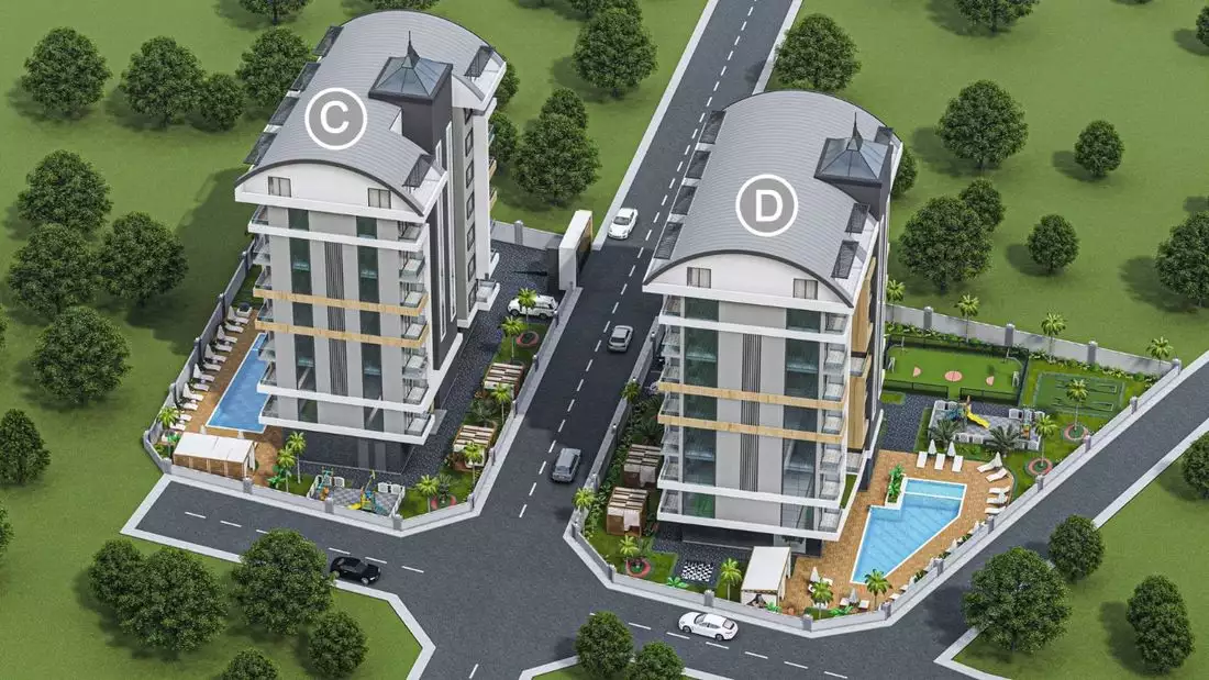 Flat 44m² in Turkey, Avsallar. Priced at 65000€ rent photo-13