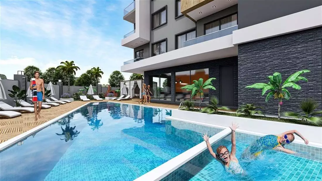 Flat 44m² in Turkey, Avsallar. Priced at 77000€ rent photo-4