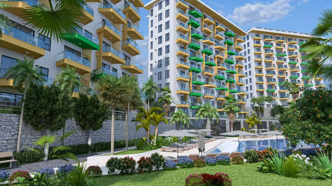 Flat 55m² in Turkey, Avsallar. Priced at 107000€ rent photo-3