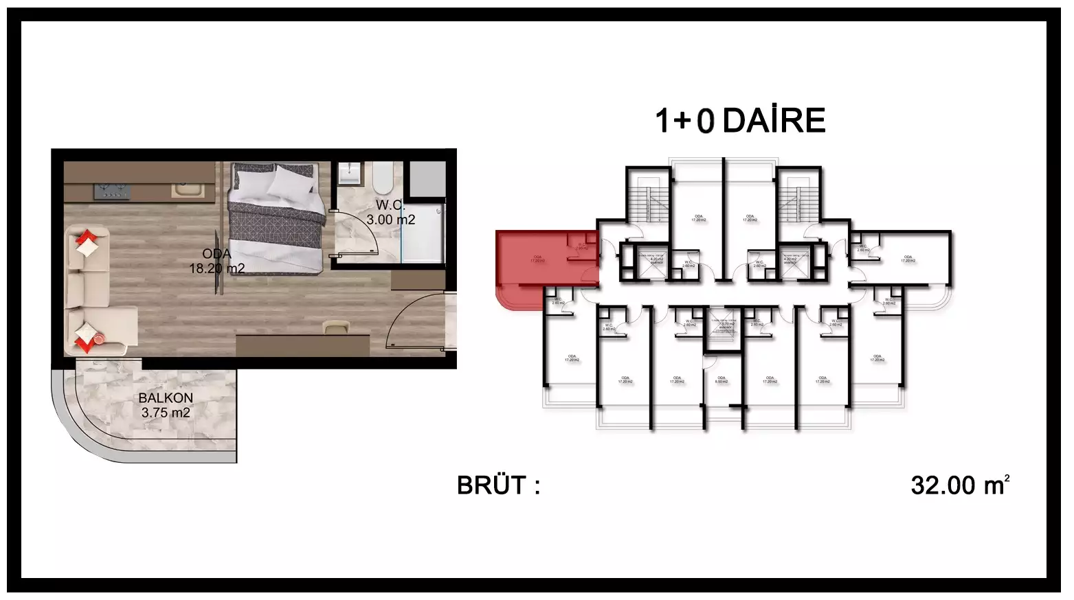 Flat 32m² in Turkey, Mersin. Priced at 43000€ rent photo-14