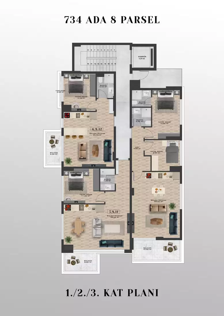 Flat 48m² in Turkey, Kargicak. Priced at 210000€ rent photo-5