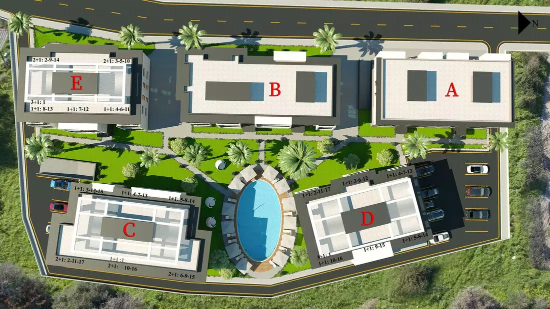 Flat 57m² in Cyprus, Kyrenia. Priced at 139860€ rent photo-3