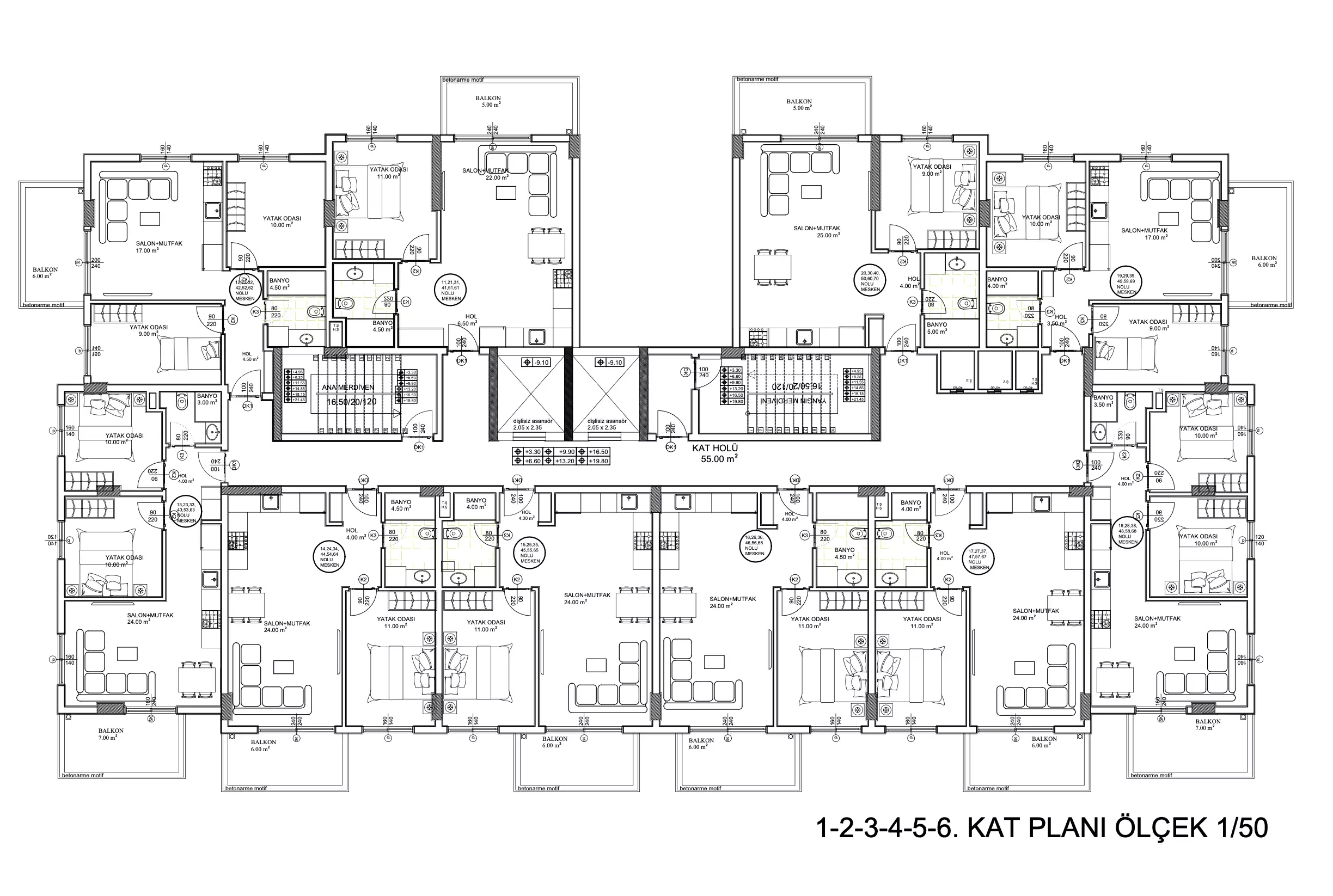Flat 48m² in Turkey, Payallar. Priced at 69000€ rent photo-19