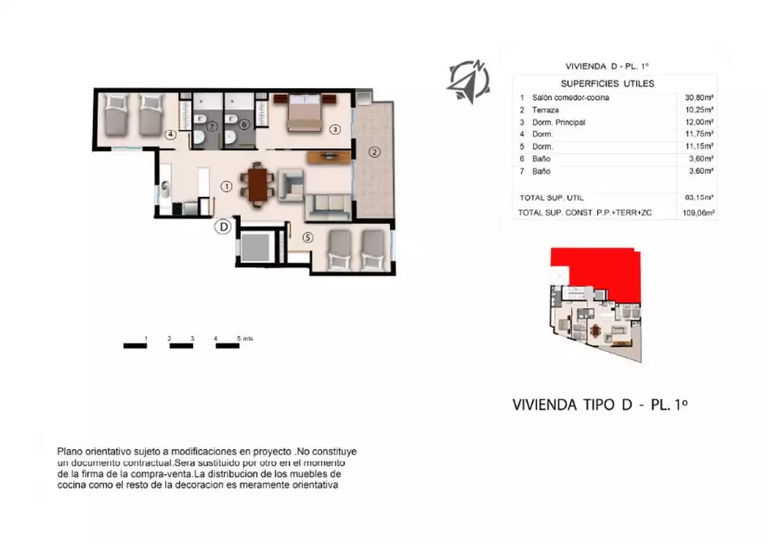 Flat 109m² in Spain, Torrevieja. Priced at 279000€ rent photo-17
