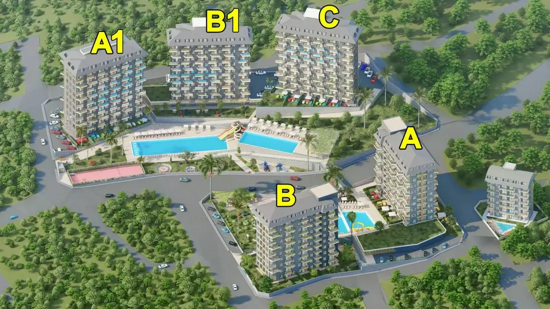 Flat 55m² in Turkey, Avsallar. Priced at 107000€ rent photo-30