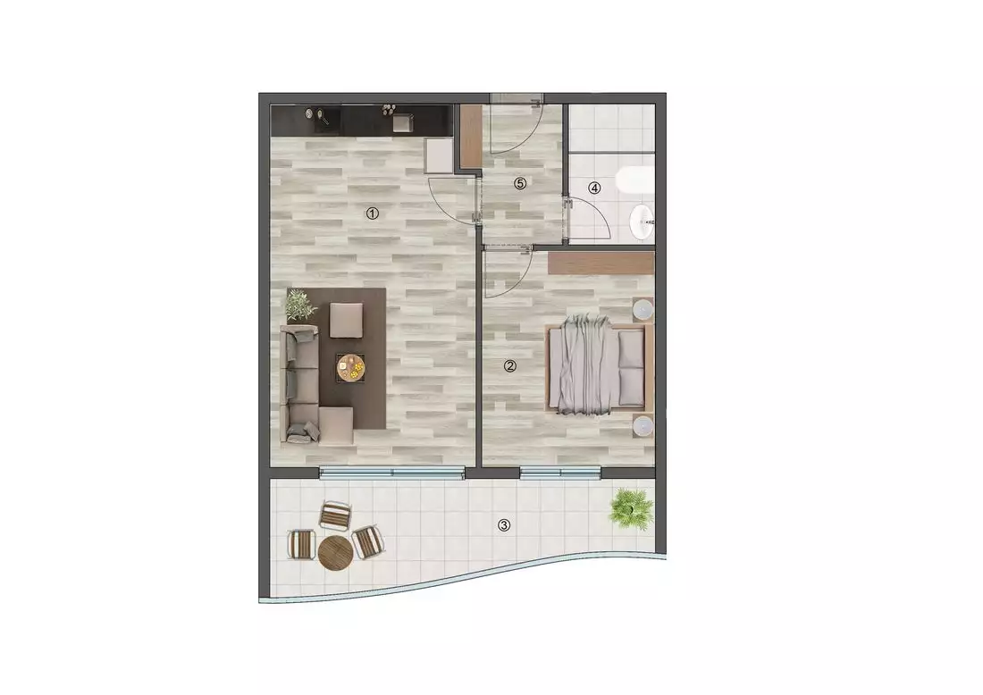 Flat 75m² in Turkey, Mersin. Priced at 75000€ rent photo-25