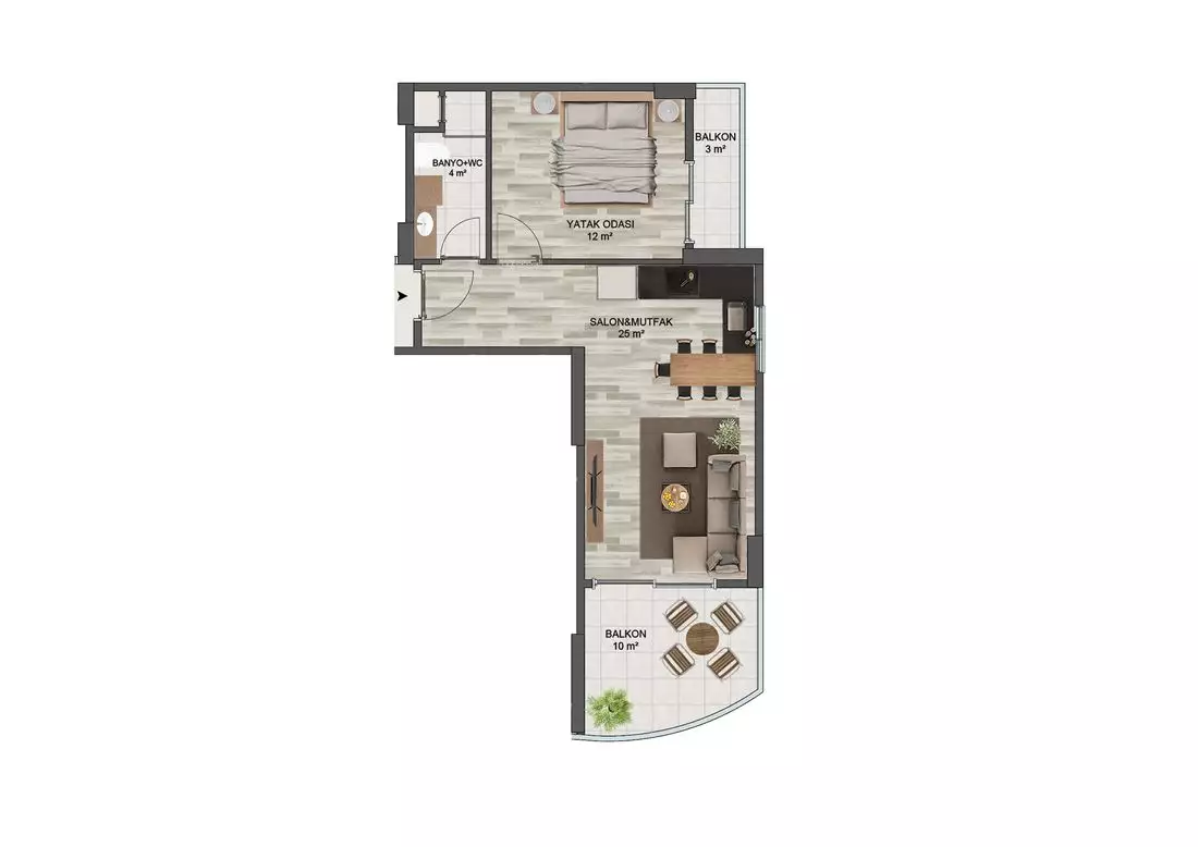 Flat 75m² in Turkey, Mersin. Priced at 75000€ rent photo-28