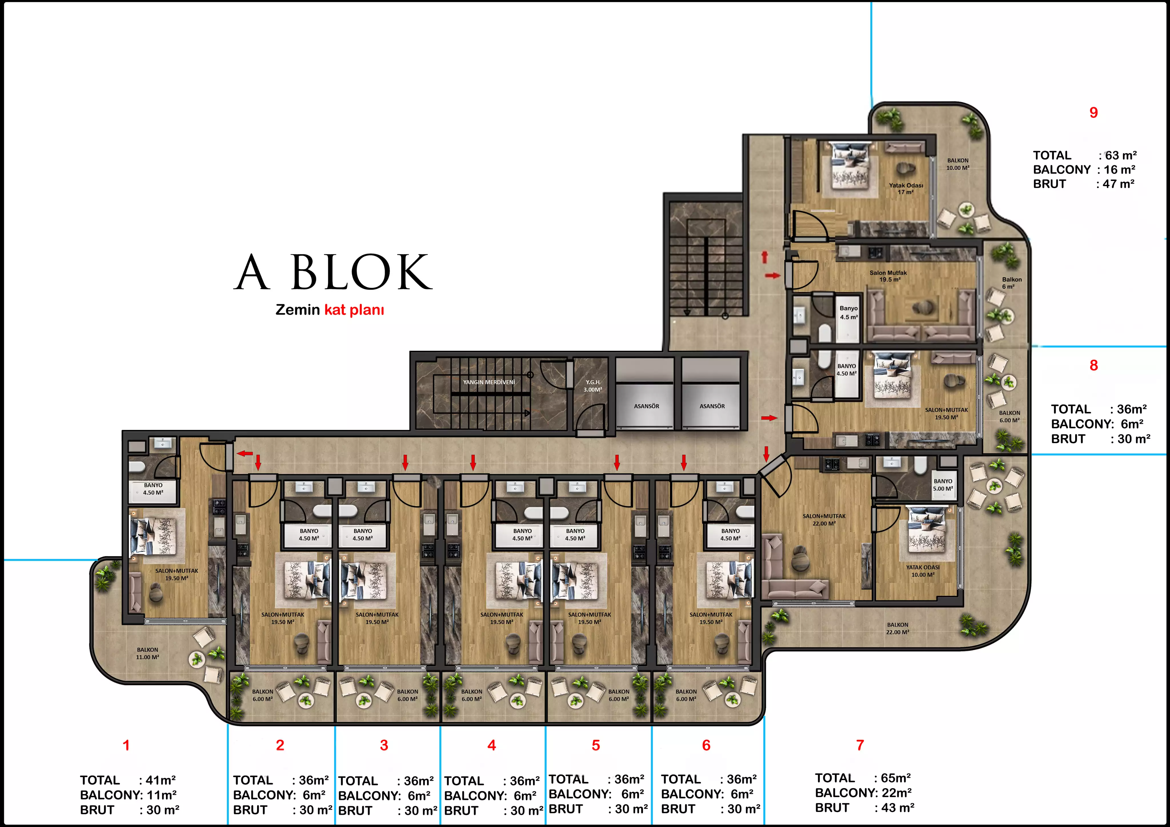 Flat 36m² in Turkey, Payallar. Priced at 49500€ rent photo-49