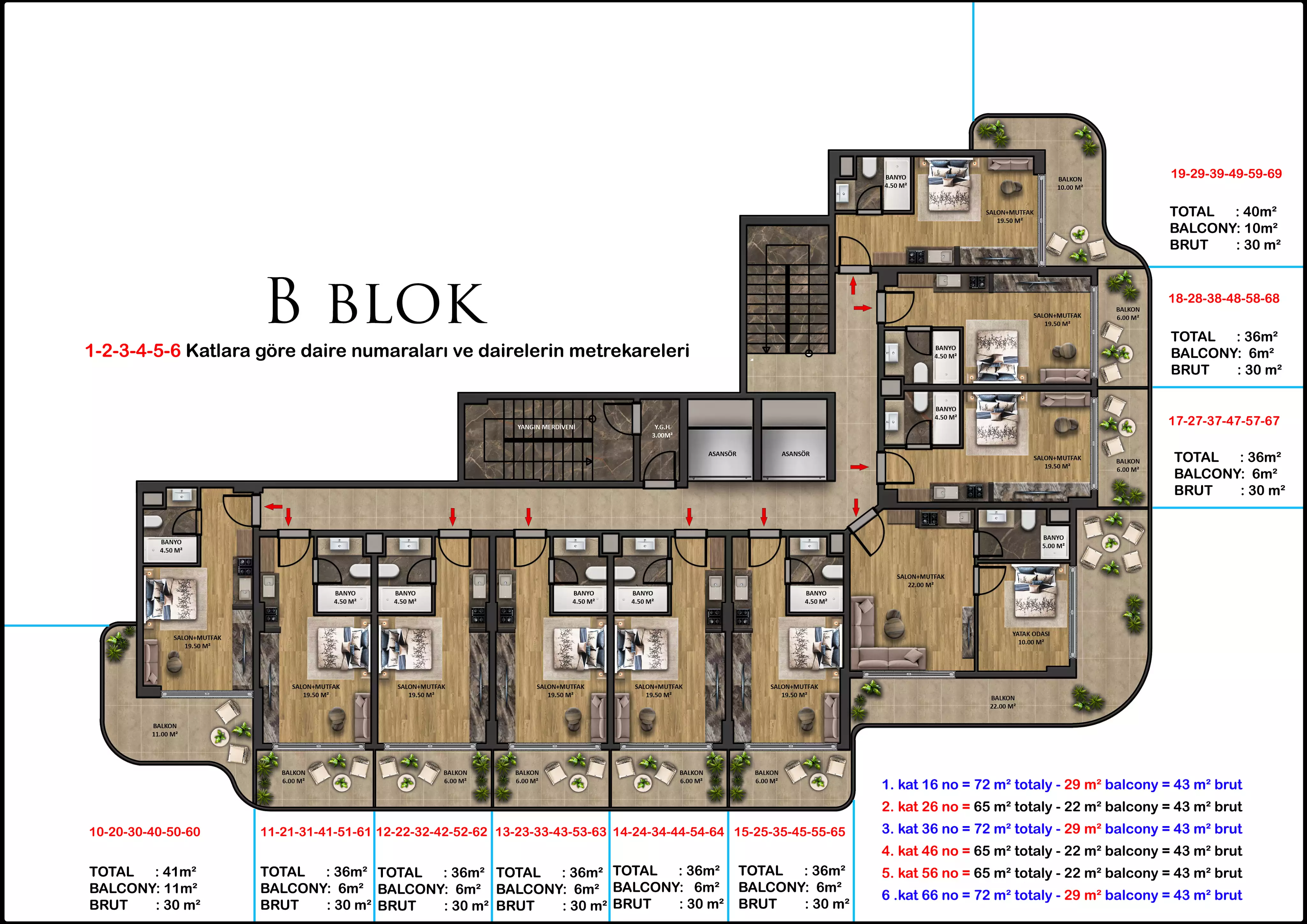 Flat 36m² in Turkey, Payallar. Priced at 49500€ rent photo-54
