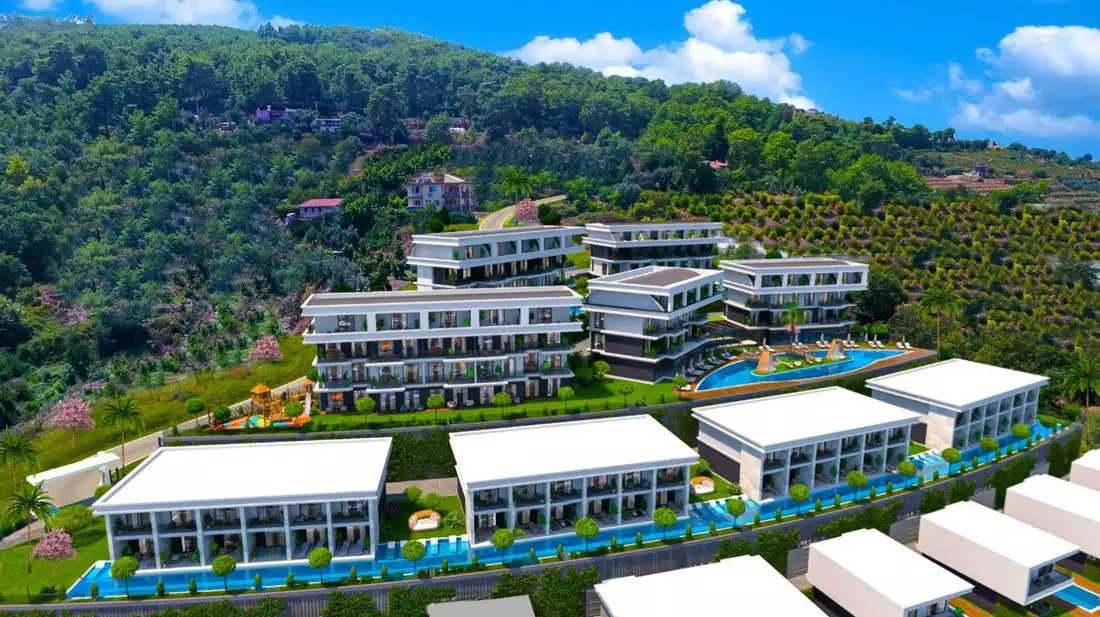 Flat 56m² in Turkey, Kargicak. Priced at 125000€ rent photo-5
