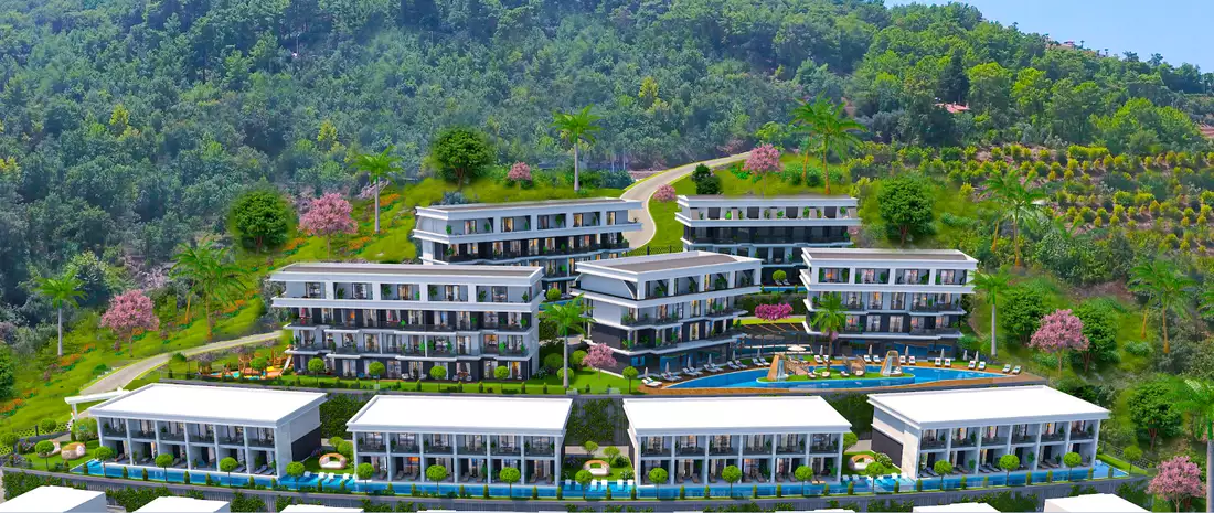 Flat 56m² in Turkey, Kargicak. Priced at 125000€ rent photo-7