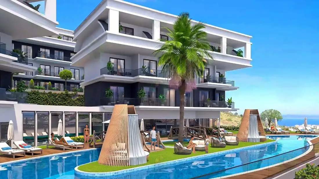 Flat 56m² in Turkey, Kargicak. Priced at 125000€ rent photo-12