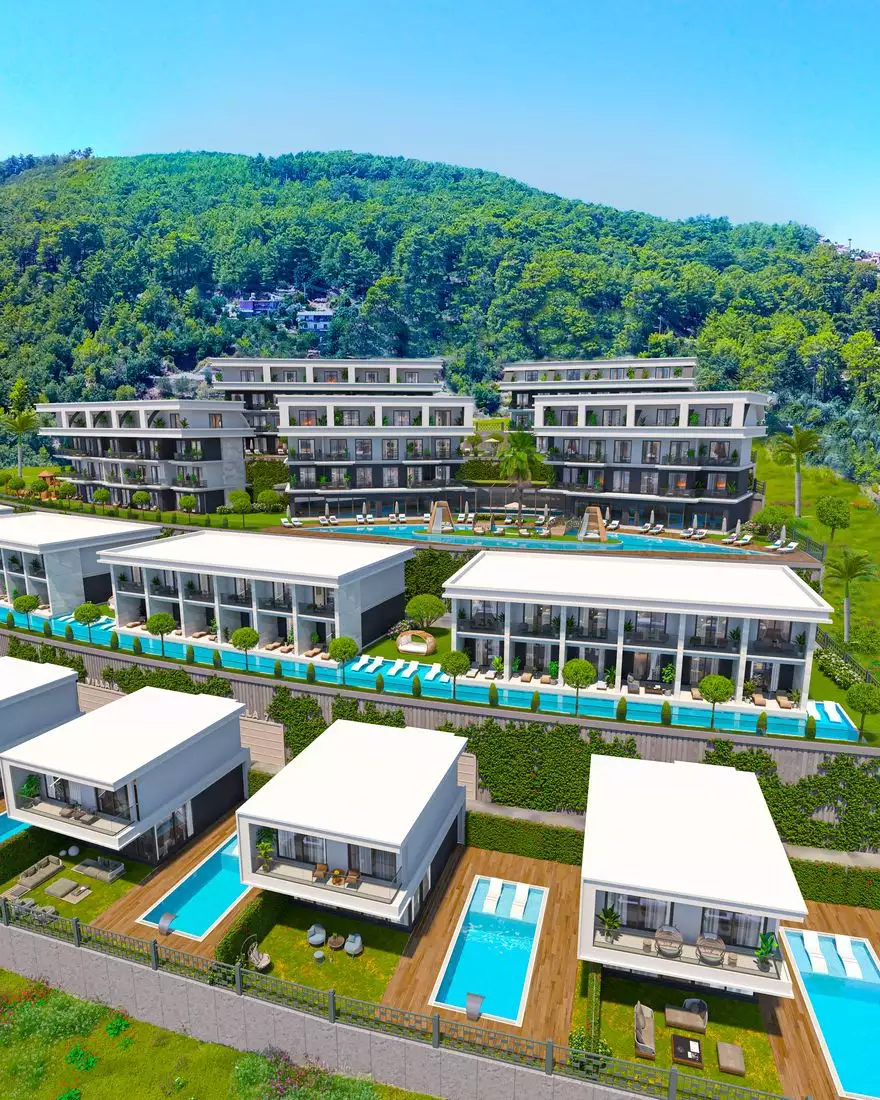 Flat 56m² in Turkey, Kargicak. Priced at 125000€ rent photo-14