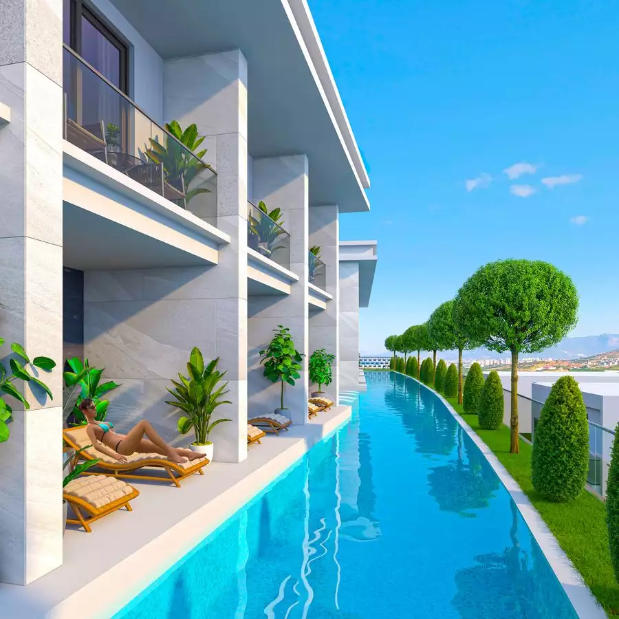 Flat 56m² in Turkey, Kargicak. Priced at 125000€ rent photo-15