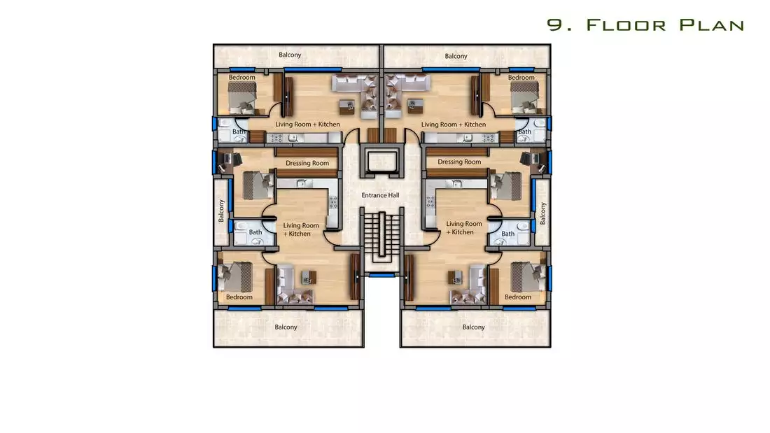 Flat 55m² in Cyprus, Iskele. Priced at 192308€ rent photo-8