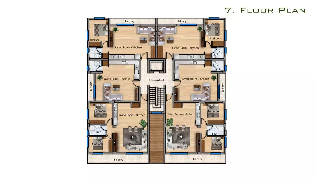 Flat 55m² in Cyprus, Iskele. Priced at 192308€ rent photo-10