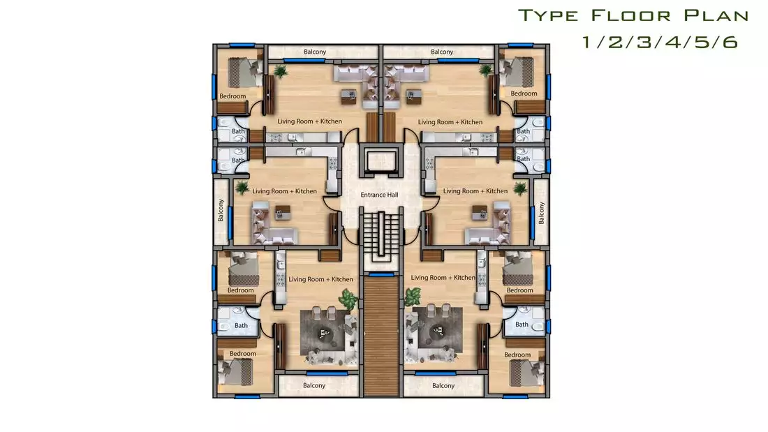 Flat 55m² in Cyprus, Iskele. Priced at 192308€ rent photo-11