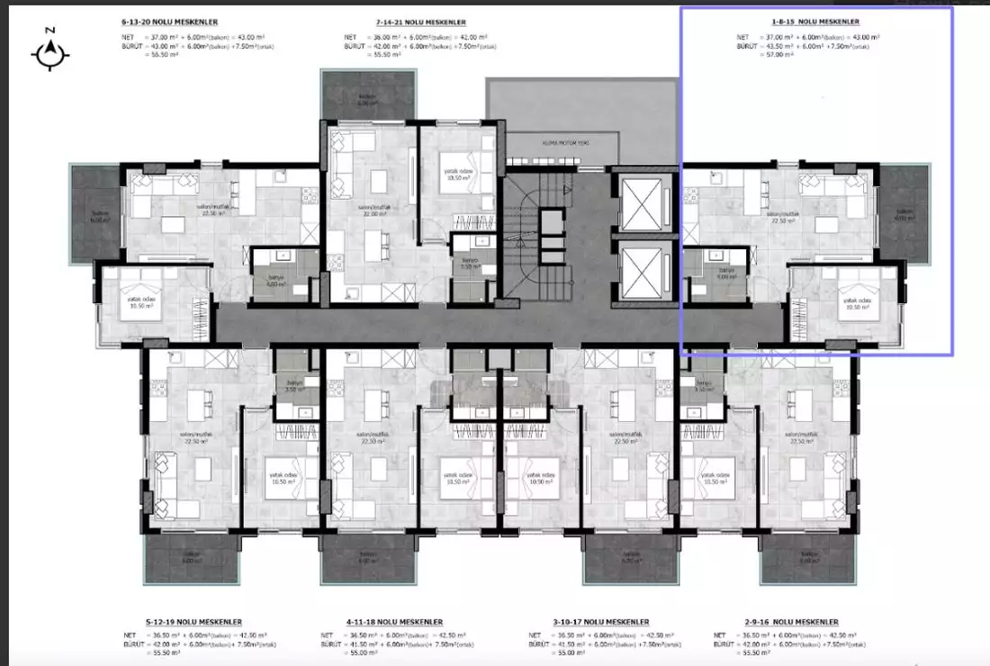 Flat 57m² in Turkey, Demirtas. Priced at 104500€ rent photo-10
