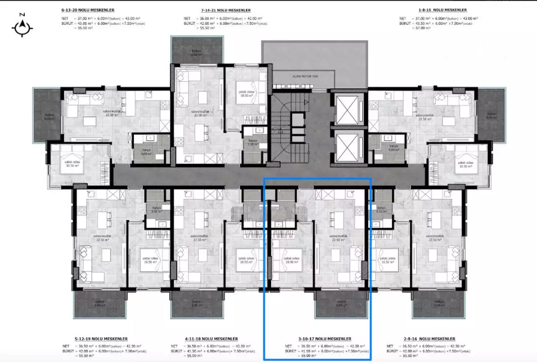 Flat 55m² in Turkey, Demirtas. Priced at 114000€ rent photo-10