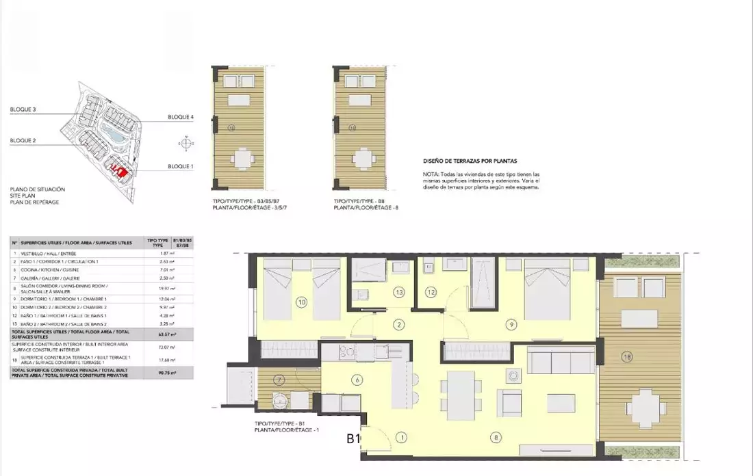 Flat 90m² in Spain, Alicante. Priced at 450000€ rent photo-13