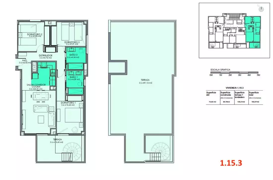 Flat 98m² in Spain, Alicante. Priced at 540250€ rent photo-16