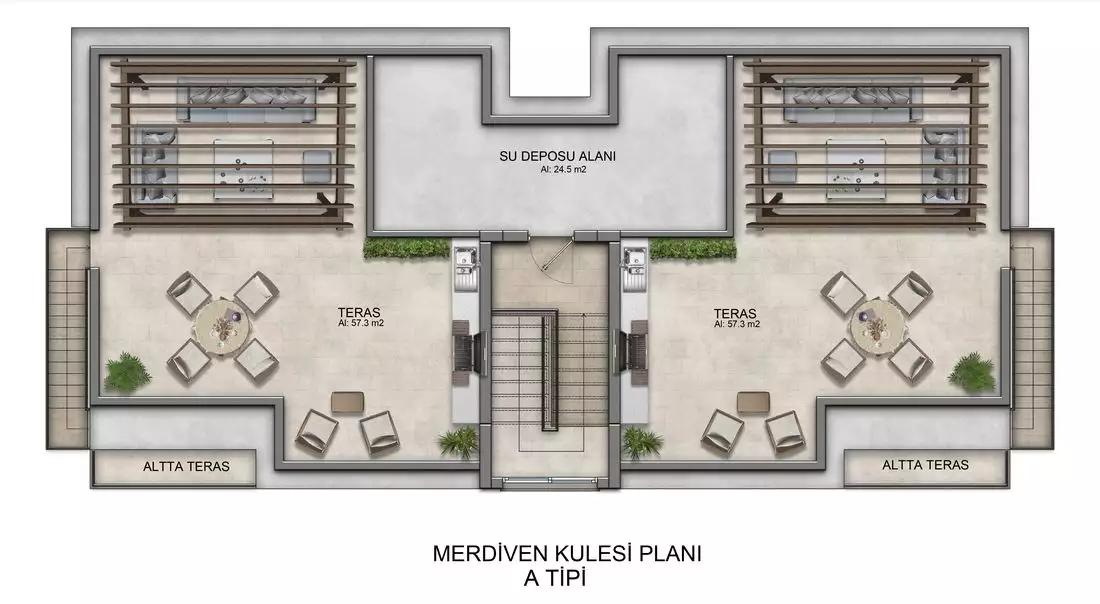 Flat 85m² in Cyprus, Kyrenia. Priced at 198135€ rent photo-12
