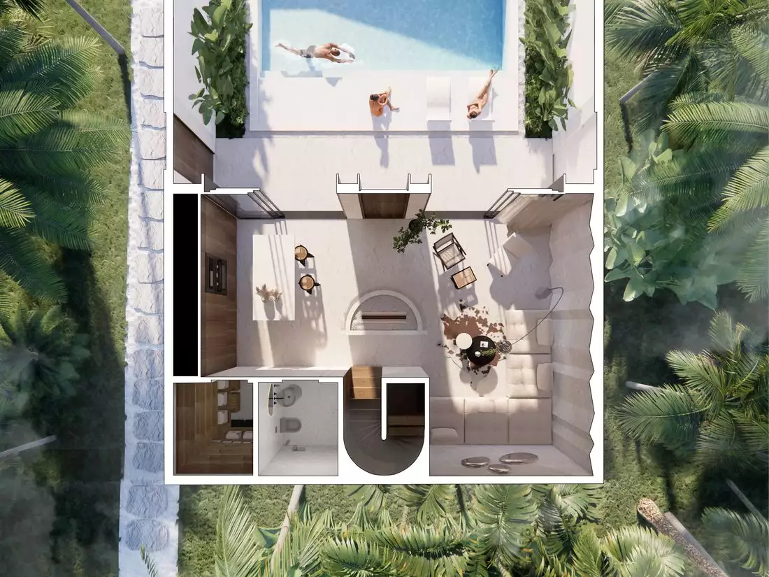 Villa 96m² in Indonesia, Bukit-Uluwatu. Priced at 349257€ rent photo-15