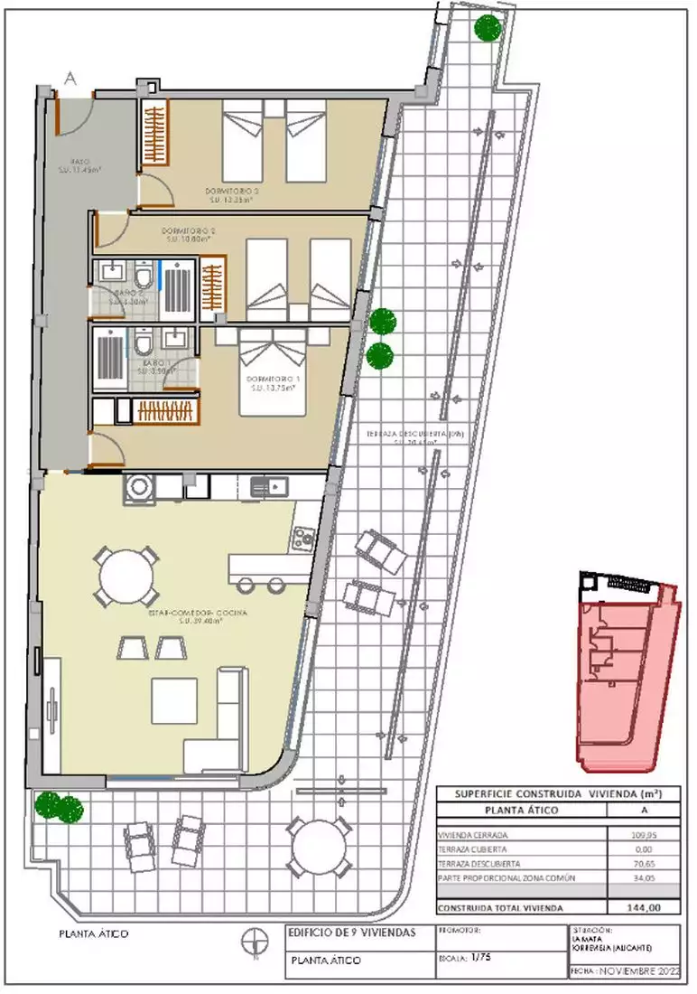 Flat 144m² in Spain, Torrevieja. Priced at 376300€ rent photo-9