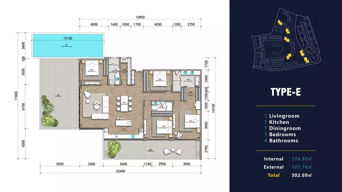 Flat 37m² in Thailand, Phuket. Priced at 108226€ rent photo-22