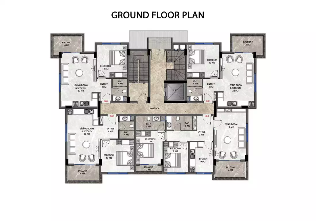 Flat 48m² in Turkey, Demirtas. Priced at 80000€ rent photo-13