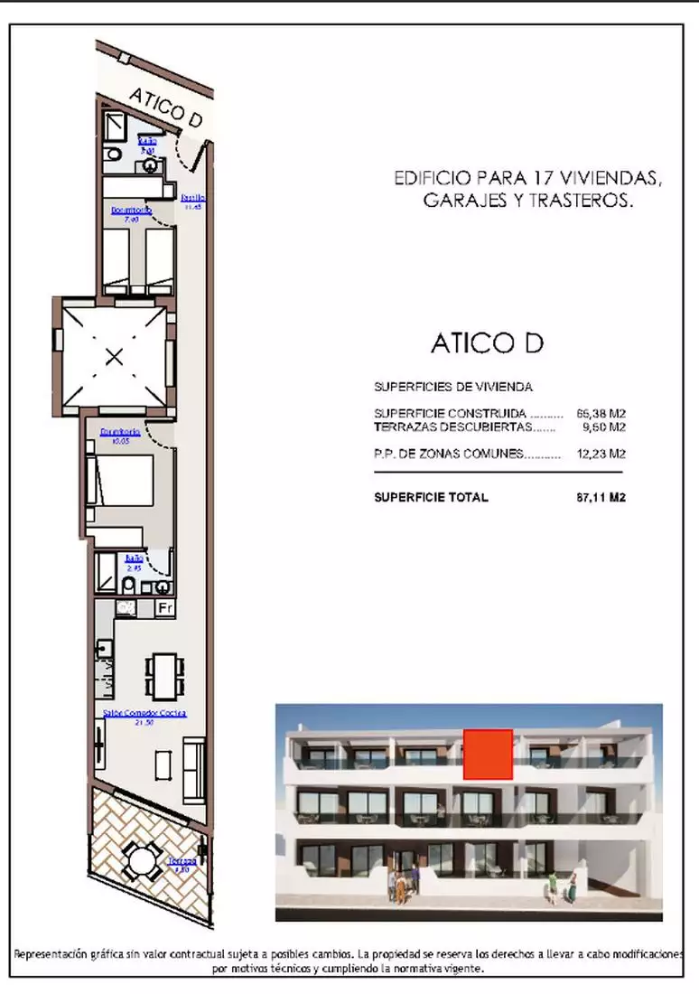 Flat 87m² in Spain, Torrevieja. Priced at 249900€ rent photo-10