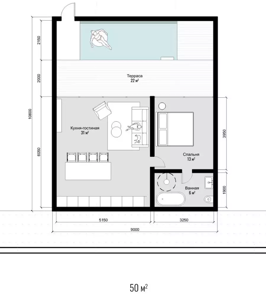 Villa 50m² in Indonesia, Bukit-Uluwatu. Priced at 204293€ rent photo-13