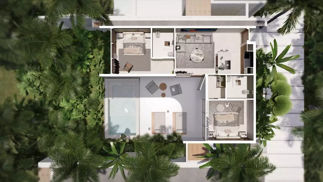 Villa 73m² in Indonesia, Bukit-Uluwatu. Priced at 312503€ rent photo-9