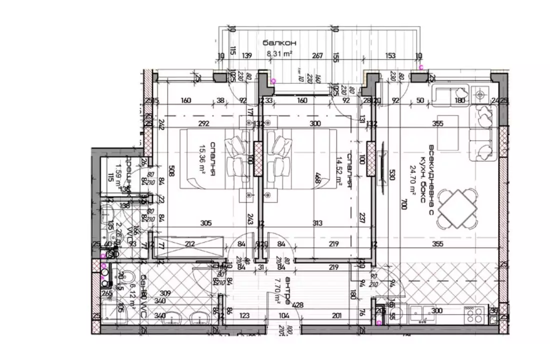 Flat 55m² in Bulgaria, Varna. Priced at 66900€ rent photo-5