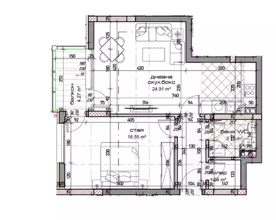 Flat 55m² in Bulgaria, Varna. Priced at 66900€ rent photo-6