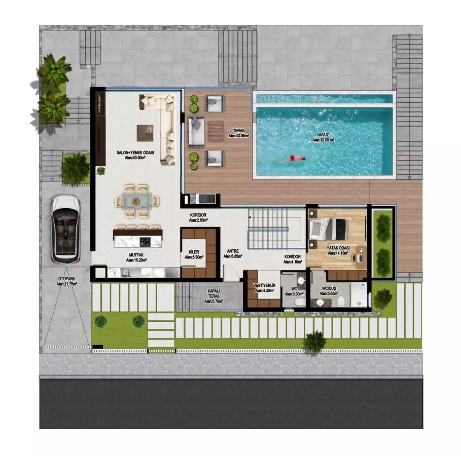 Villa 445m² in Cyprus, Kyrenia. Priced at 1165502€ rent photo-28