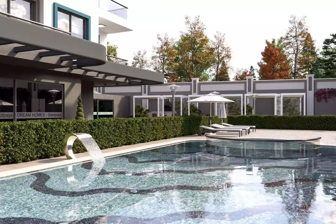 Flat 43m² in Turkey, Gazipasа. Priced at 159000€ rent photo-8