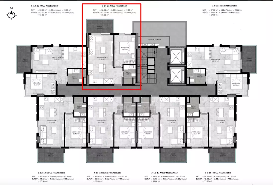 Flat 56m² in Turkey, Demirtas. Priced at 113000€ rent photo-10