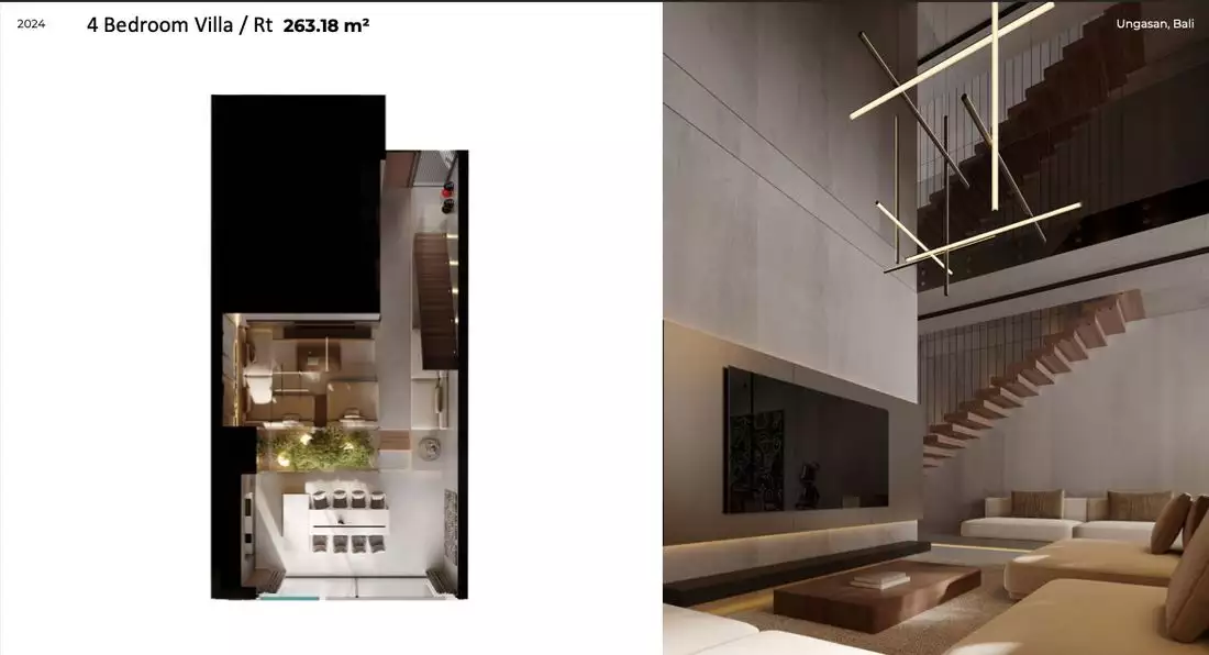 Villa 95m² in Indonesia, Bukit-Uluwatu. Priced at 270525€ rent photo-24