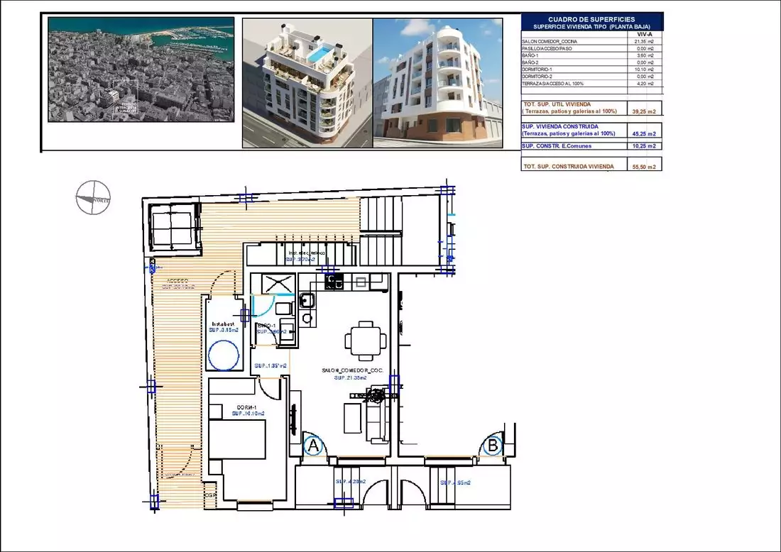 Flat 55m² in Spain, Torrevieja. Priced at 159000€ rent photo-11