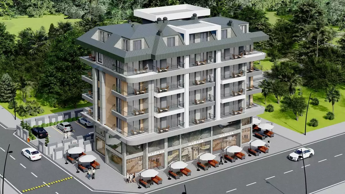 Flat 62m² in Turkey, Kargicak. Priced at 134000€ rent photo-2