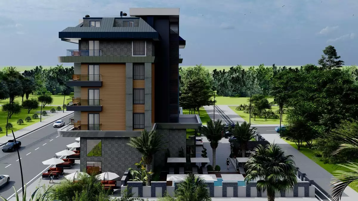 Flat 62m² in Turkey, Kargicak. Priced at 134000€ rent photo-5