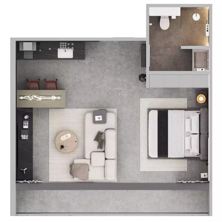 Flat 25m² in Indonesia, Bukit-Uluwatu. Priced at 125934€ rent photo-15