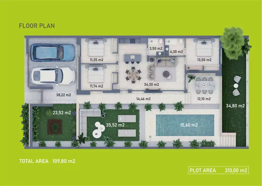 Villa 107m² in Spain, Alicante. Priced at 470000€ rent photo-15