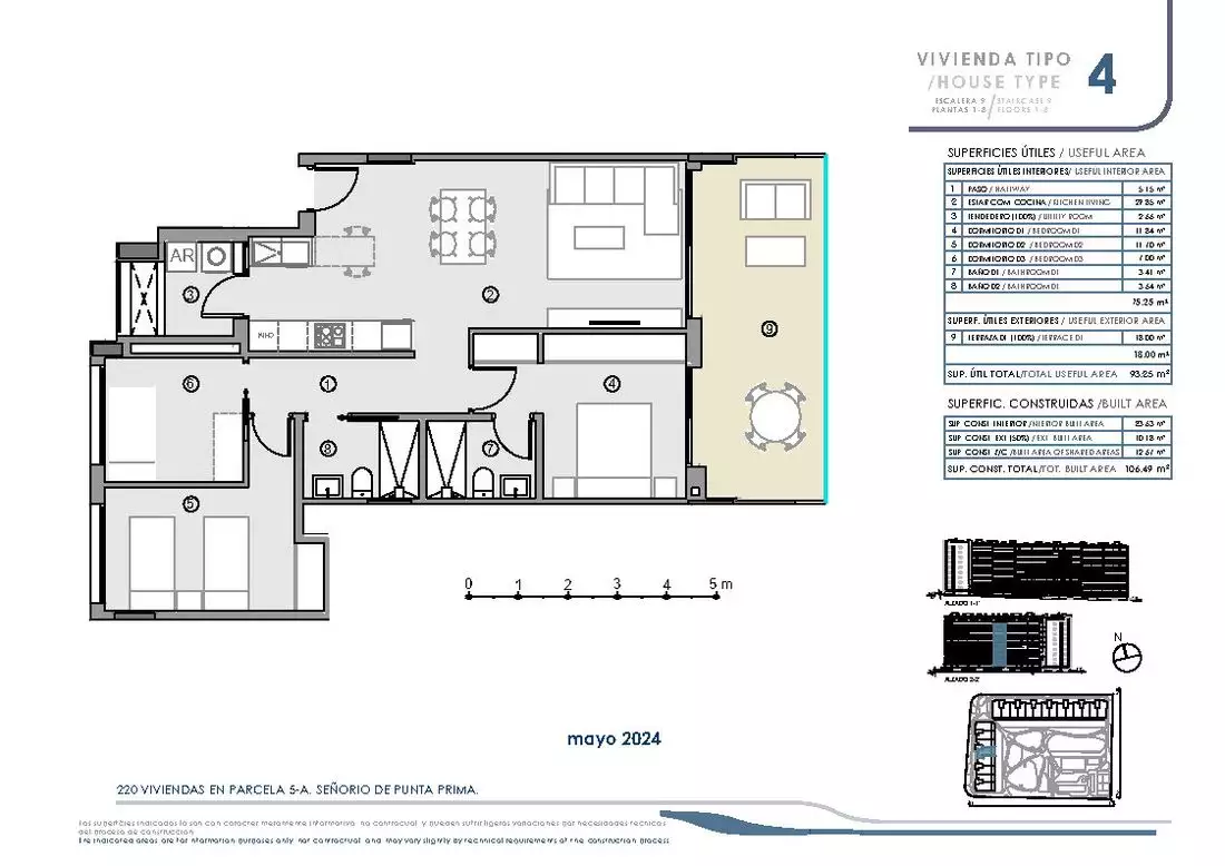 Flat 117m² in Spain, Torrevieja. Priced at 314000€ rent photo-11