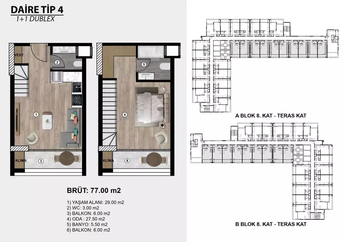 Flat 39m² in Turkey, Mersin. Priced at 42000€ rent photo-31