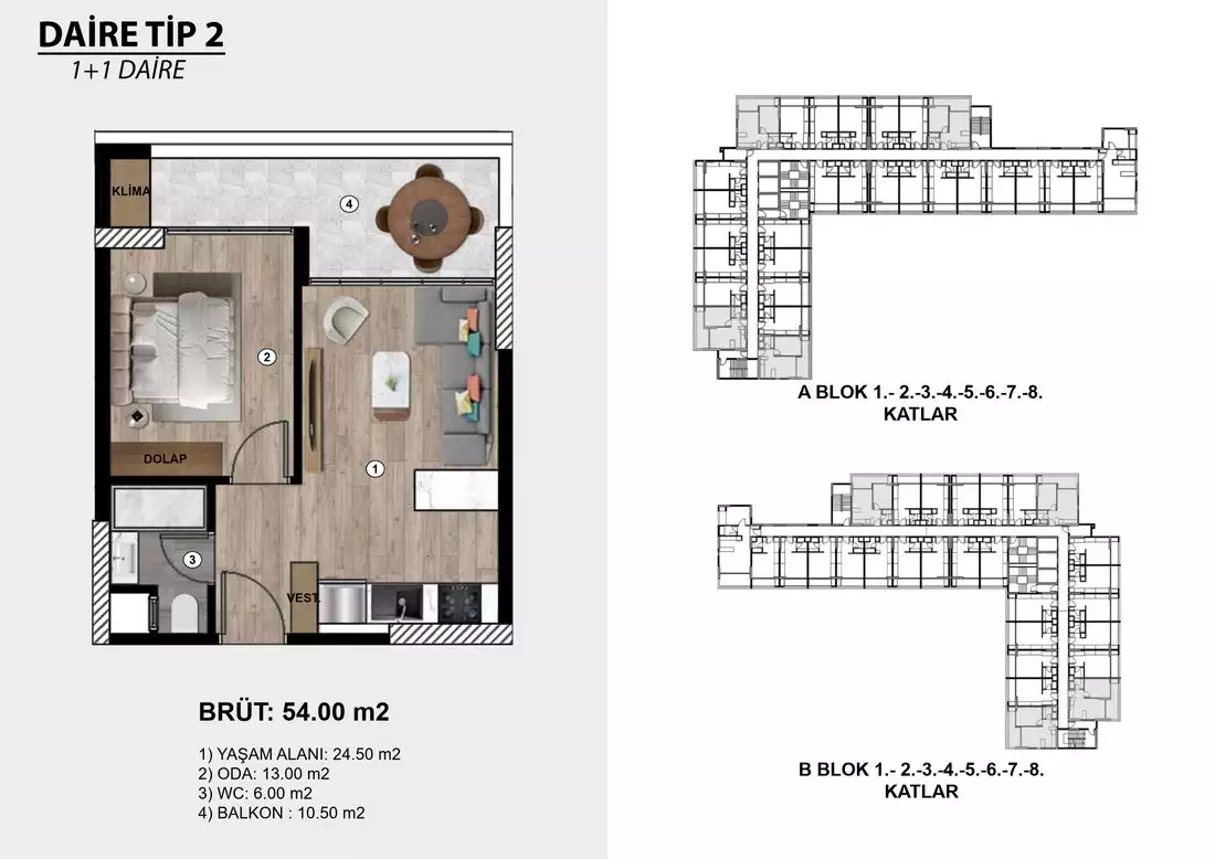 Flat 39m² in Turkey, Mersin. Priced at 42000€ rent photo-33