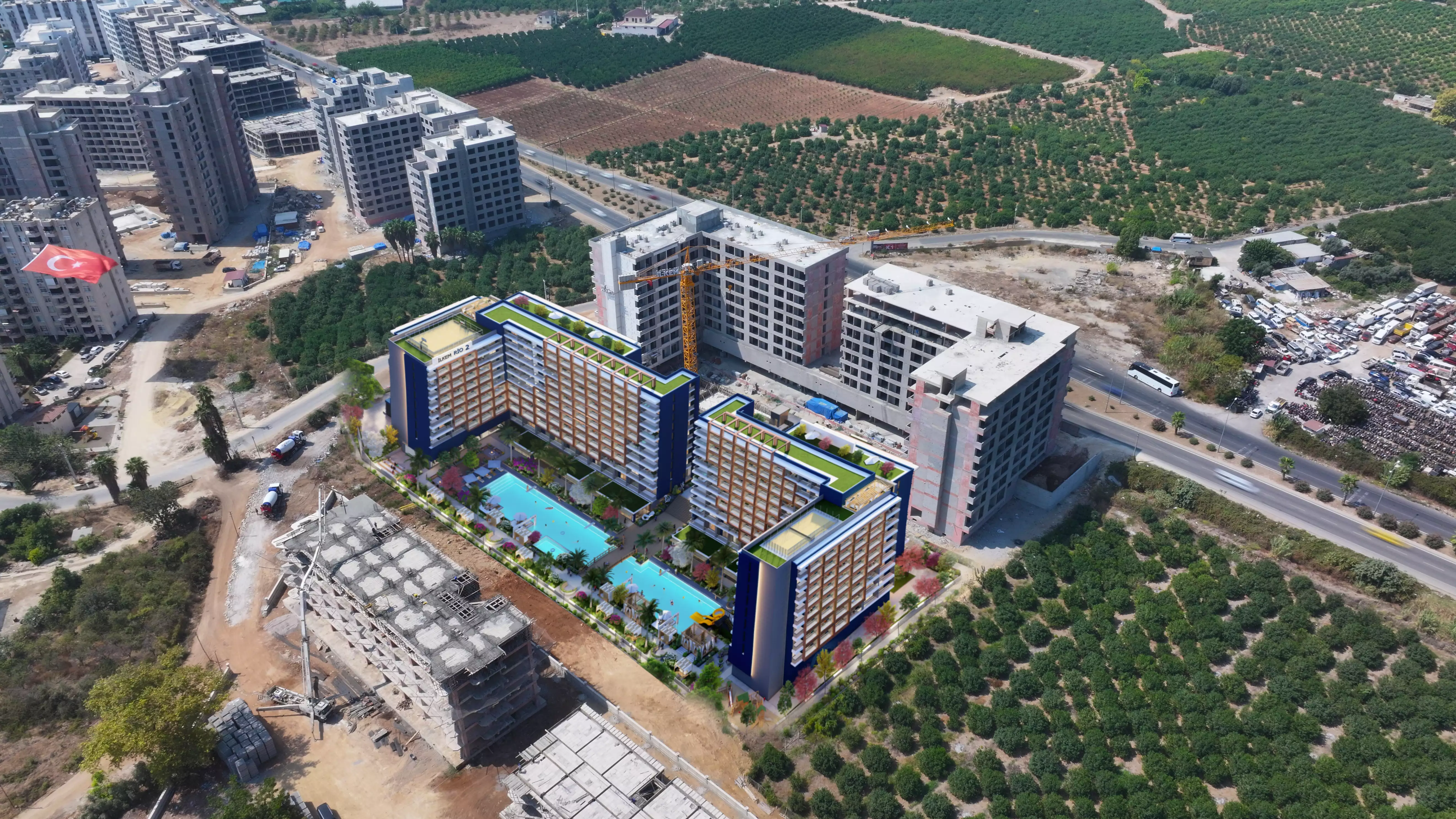 Flat 39m² in Turkey, Mersin. Priced at 42000€ rent photo-35
