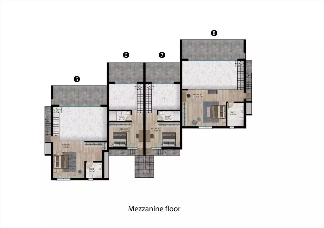 Flat 68m² in Cyprus, Esentepe. Priced at 208625€ rent photo-23