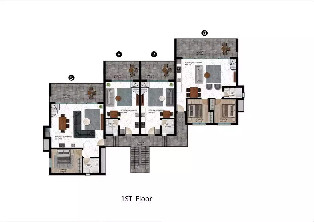 Flat 68m² in Cyprus, Esentepe. Priced at 208625€ rent photo-24
